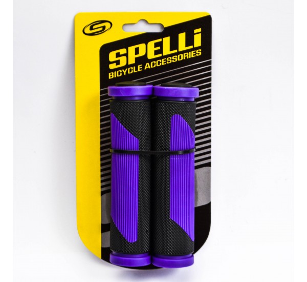 Грипсы Spelli SBG-692 Фиолетовая (125mm) Грипсы Spelli SBG-692 Фиолетовая (125mm)