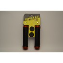 Грипсы SPELLI SGB-6703-Lock с оранжевой полосой