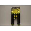 Грипсы SPELLI SGB-6703-Lock с зеленой полосой