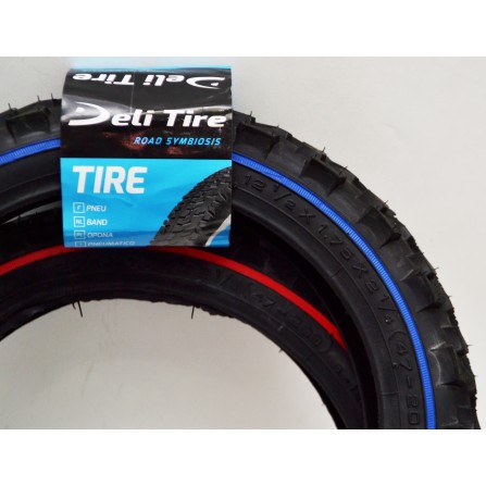 Покрышка 12 х 1.75 Deli Tire (Шип)