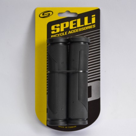 Грипсы Spelli SBG-660L Чёрные (128mm) Грипсы Spelli SBG-660L Чёрные (128mm)